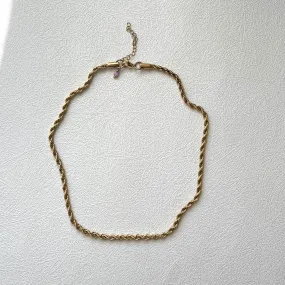 CELINE 4mm Rope Chain Necklace