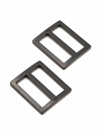 1 Inch Widemouth Black Metal Sliders 2pk By Annie