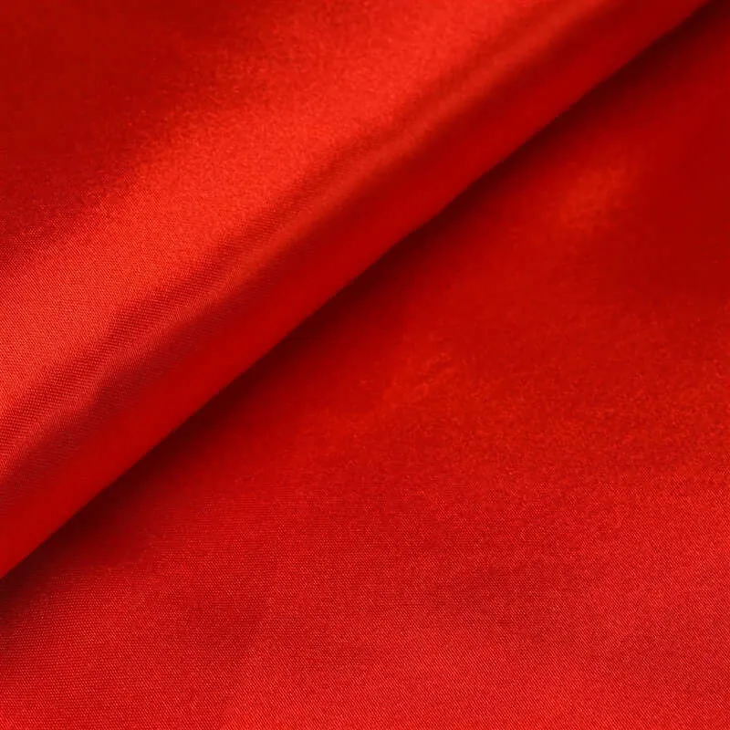 10 Yards 54" Red Satin Fabric Bolt