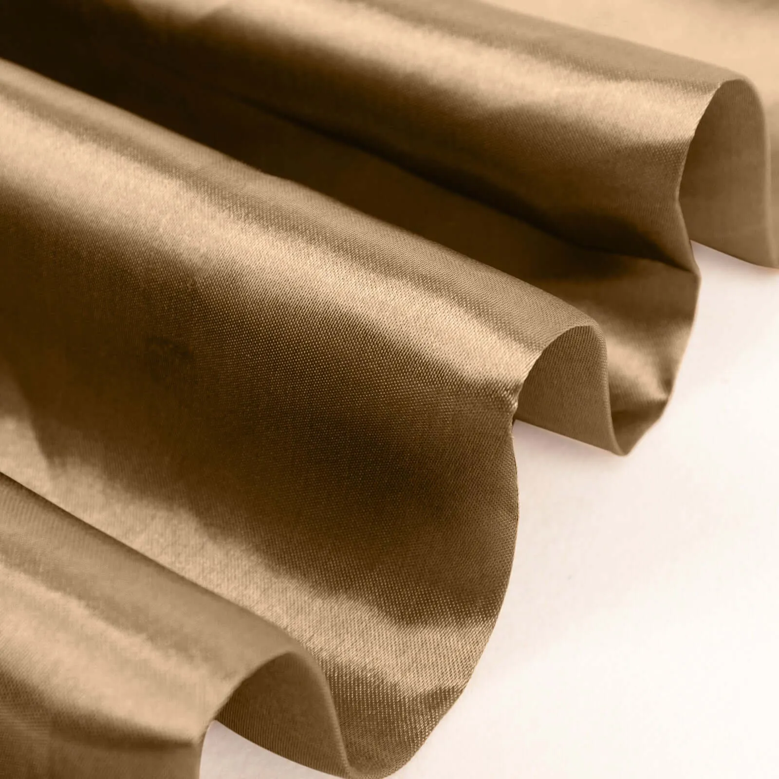 10 Yards x 54" Taupe Satin Fabric Bolt