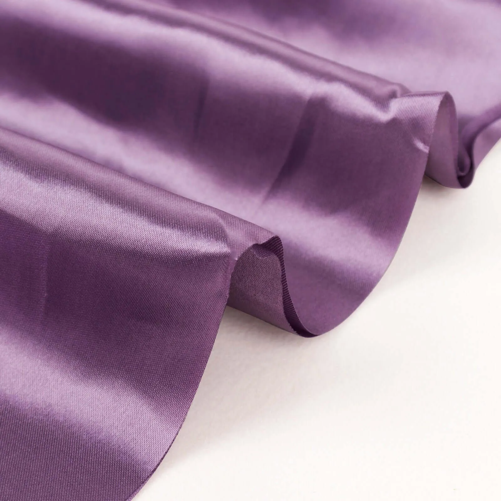 10 Yards x 54" Violet Amethyst Satin Fabric Bolt