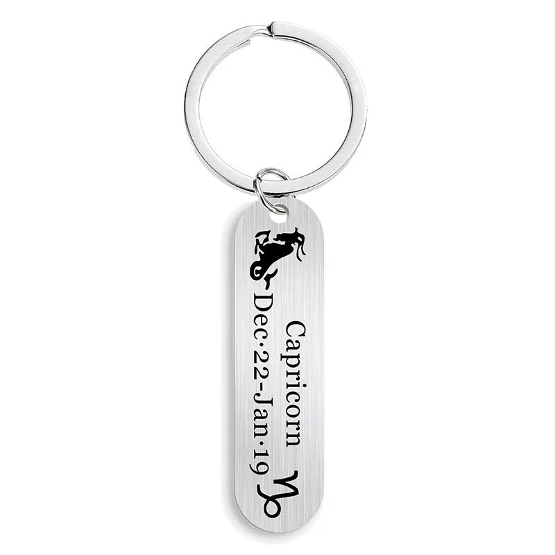 12 Constellation Gifts Keychain