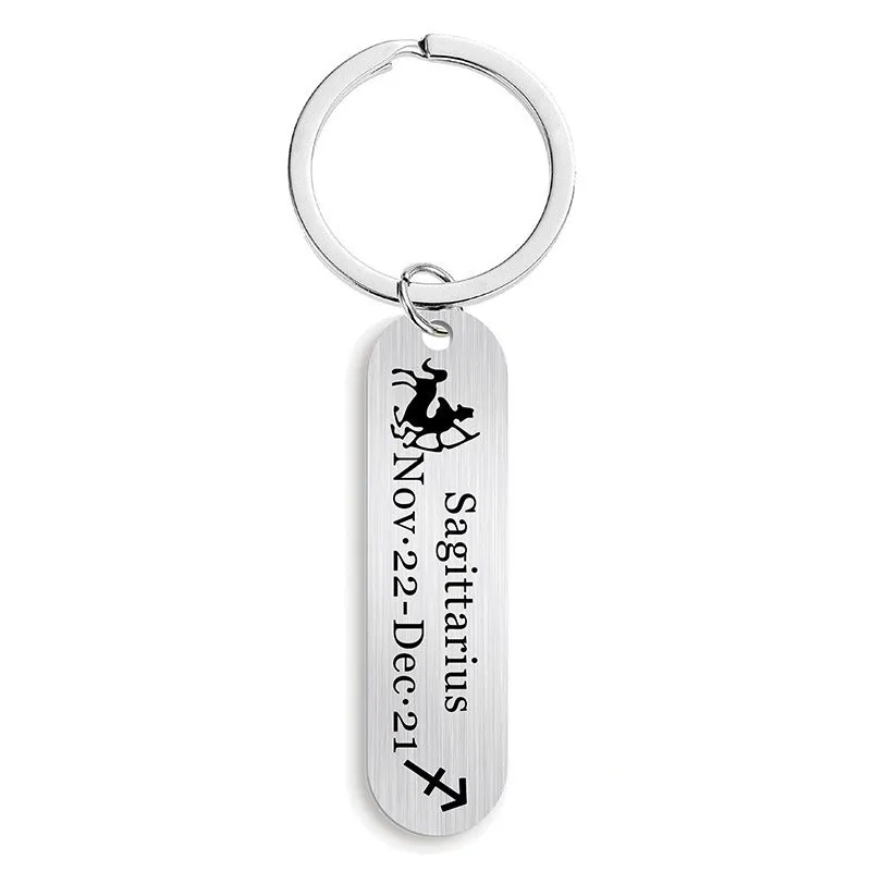 12 Constellation Gifts Keychain