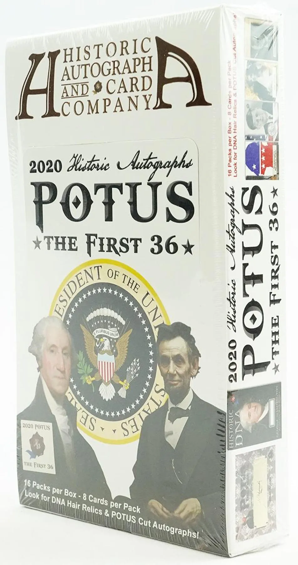 2020 Historic Autographs POTUS The First 36 Hobby Box 16 Packs Per Box 8 Cards Per Pack