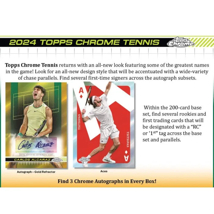 2024 Topps Chrome Tennis Blaster Box