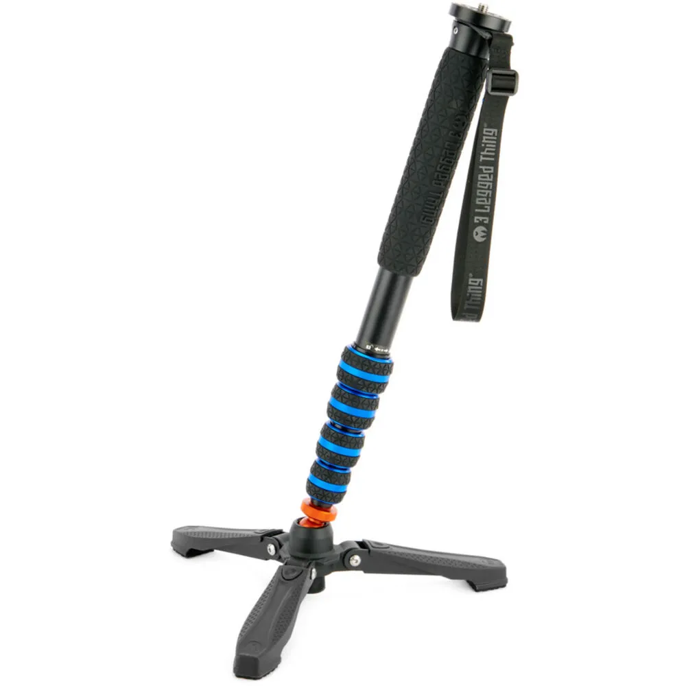 3 Legged Thing Taylor 2.0 5-Section Magnesium Alloy Monopod with DocZ Foot Stabilizer Kit