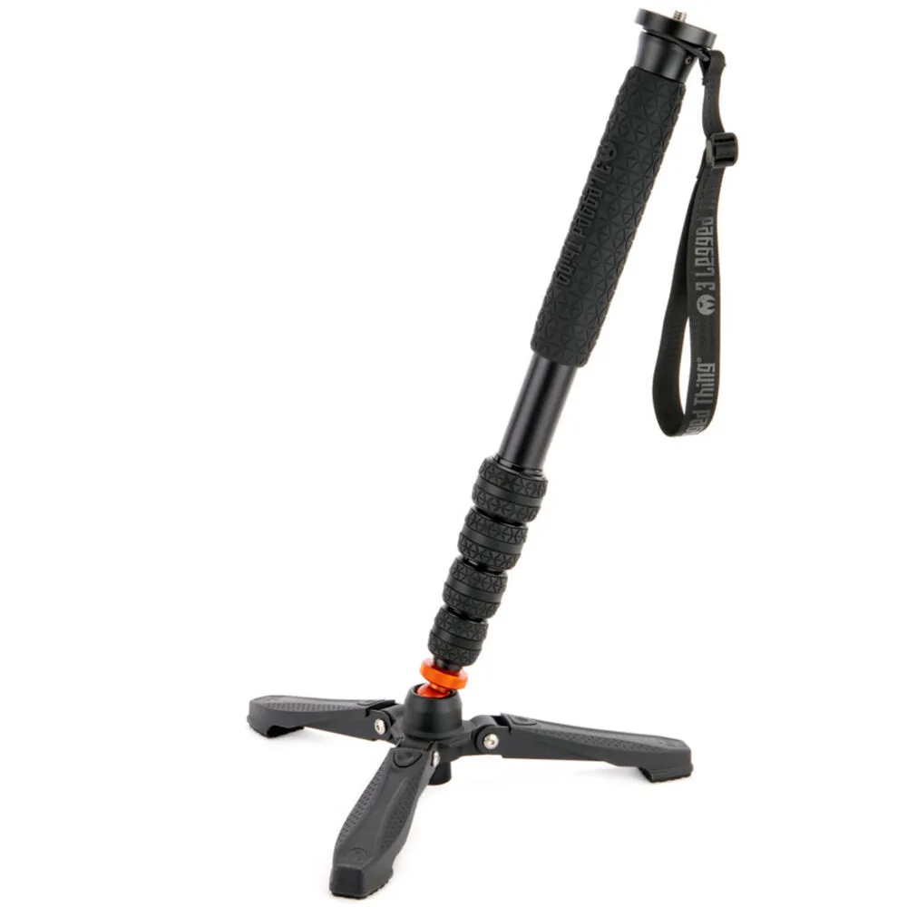 3 Legged Thing Taylor 2.0 5-Section Magnesium Alloy Monopod with DocZ Foot Stabilizer Kit