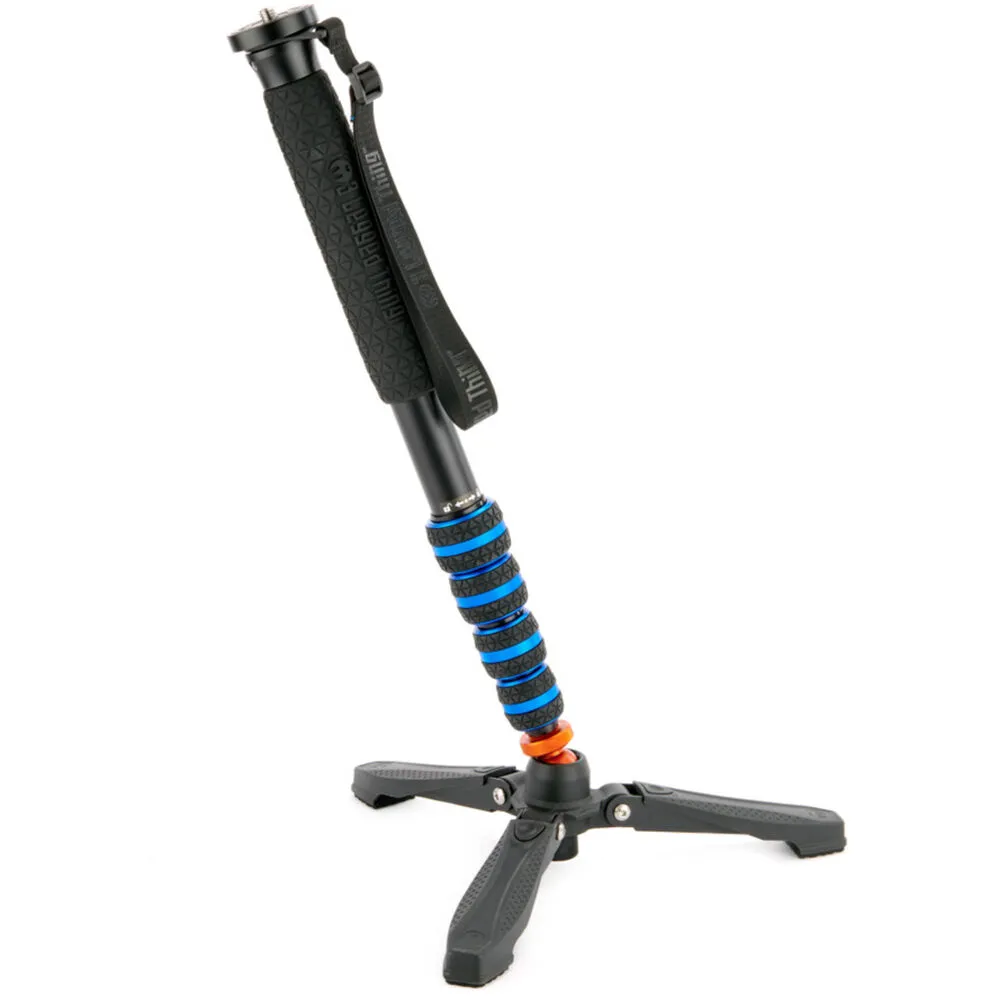 3 Legged Thing Taylor 2.0 5-Section Magnesium Alloy Monopod with DocZ Foot Stabilizer Kit