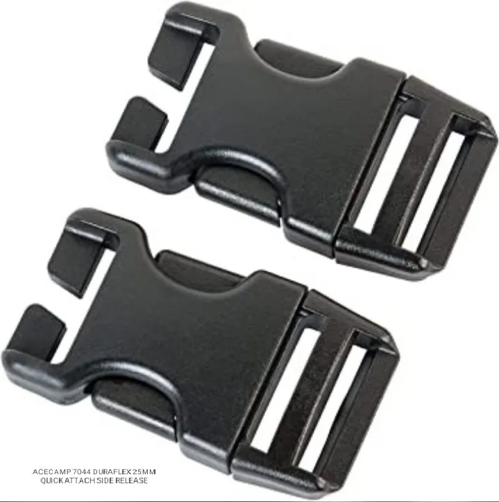 ACECAMP SIDE RELEASE BUCKLES 7044 DURAFLEX 25MM