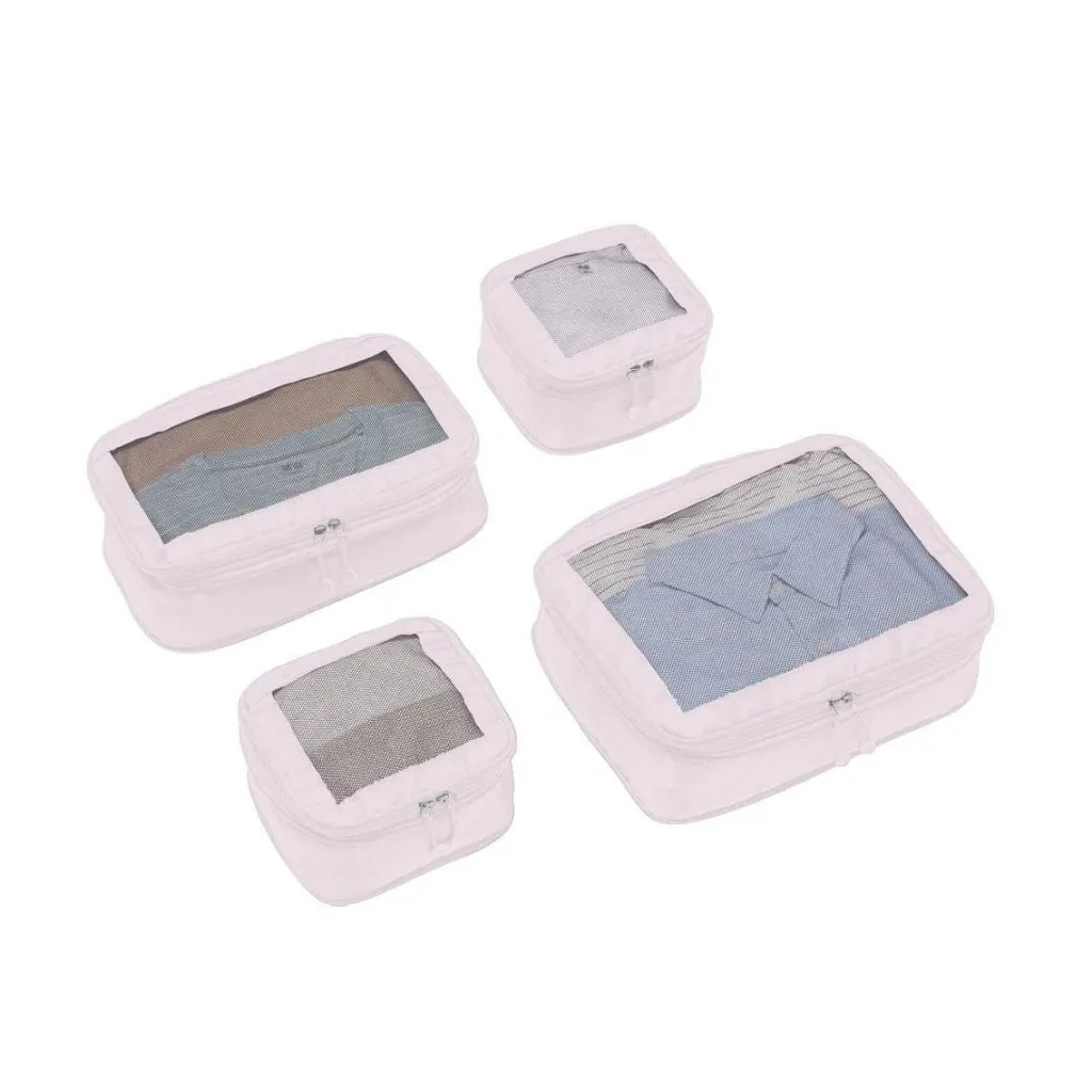 Antler Chelsea 4 Piece Packing Cubes Blush