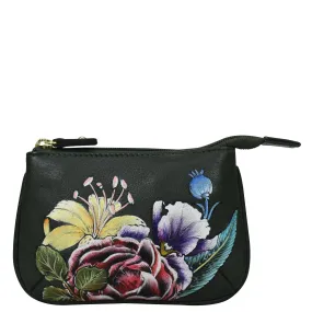 ANUSHKA 1107 MEDIUM ZIP POUCH VINTAGE FLORAL