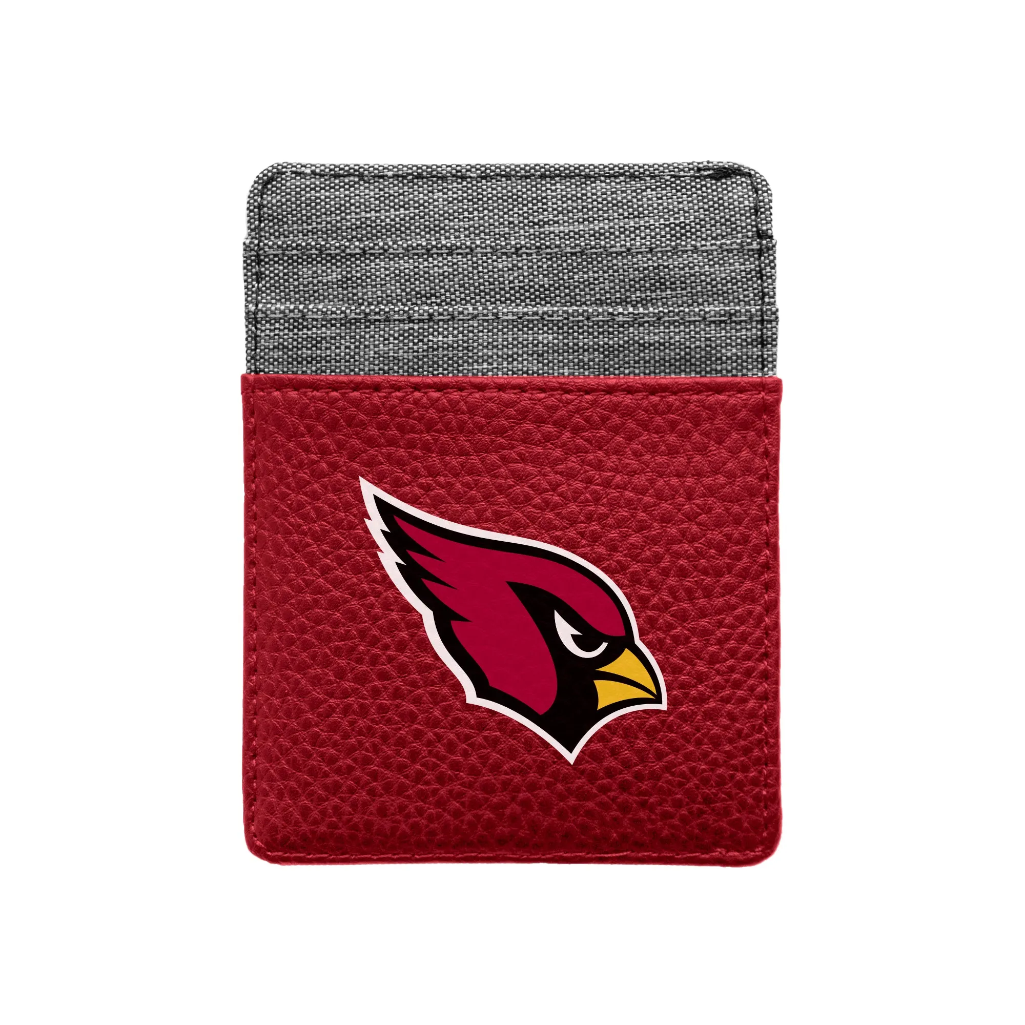 Arizona Cardinals Pebble Front Pocket Wallet