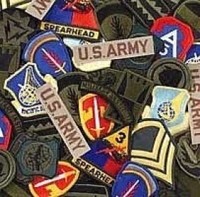 Assorted Mixed Military Patch Grab Bag