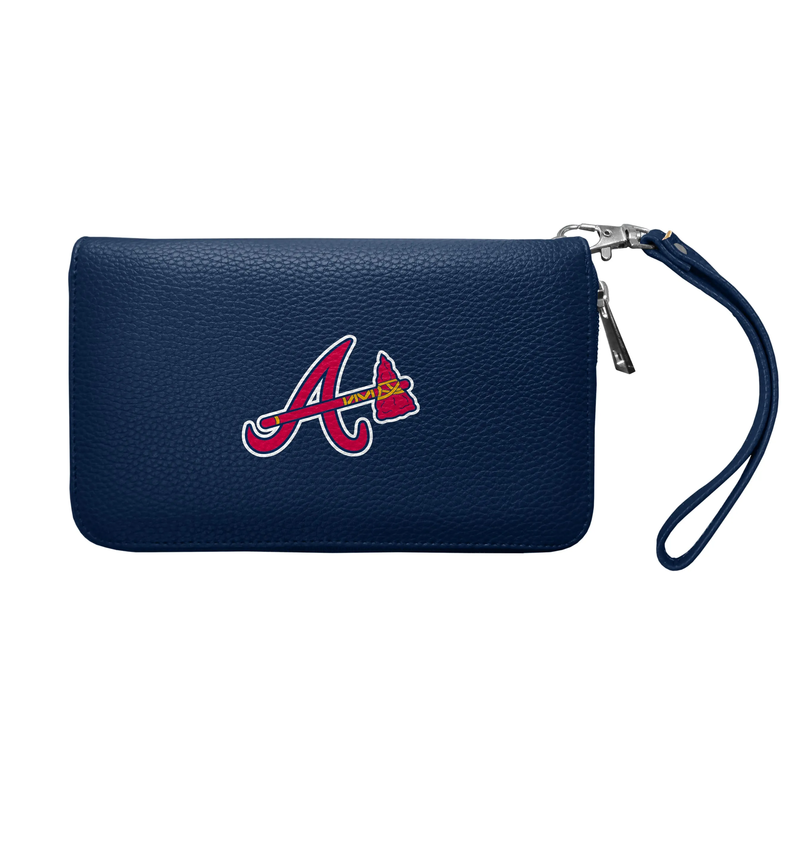 Atlanta Braves Zip Organizer Wallet Pebble