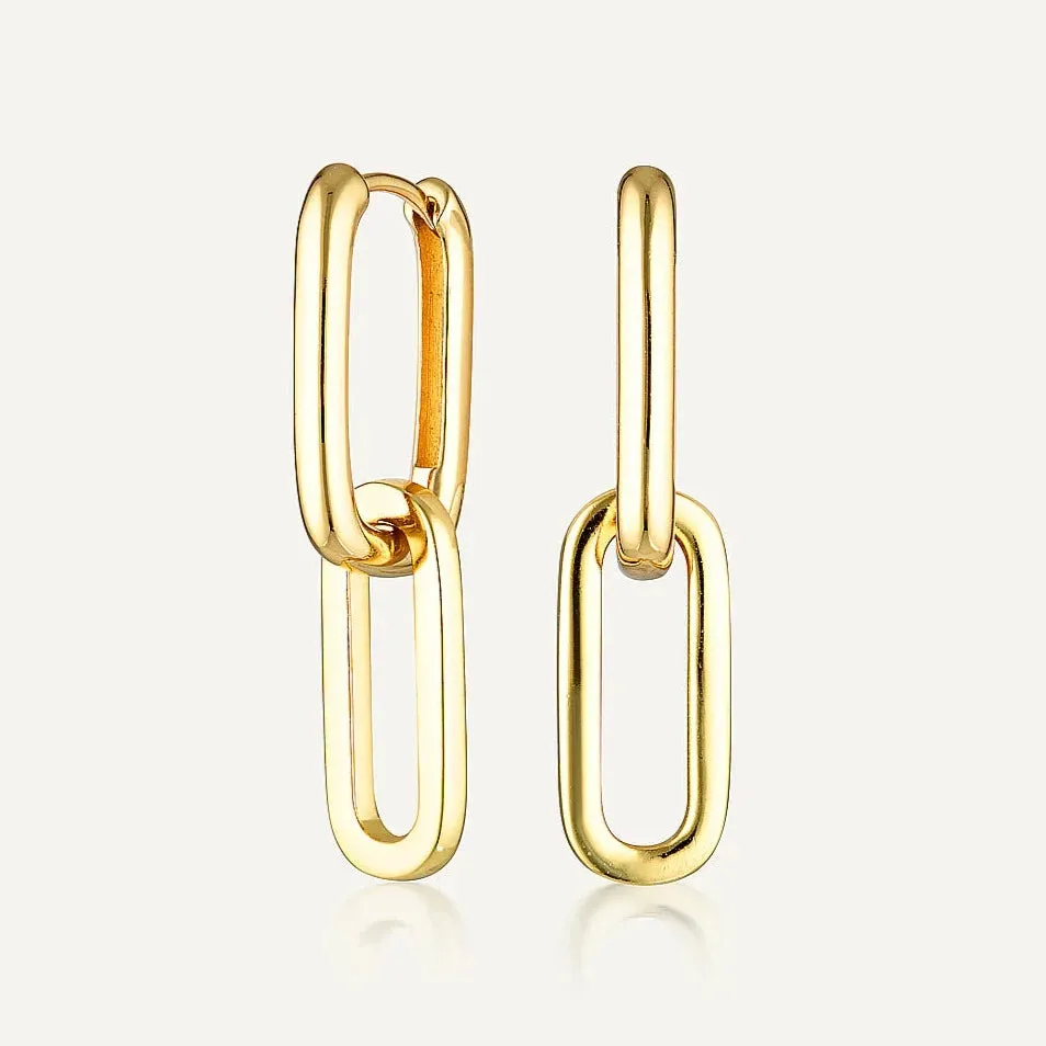 Avant Studio Celine Earrings Grande, Gold