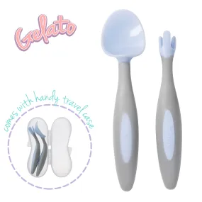 b.box Cutlery Set - Bubblegum - Gelato Blue