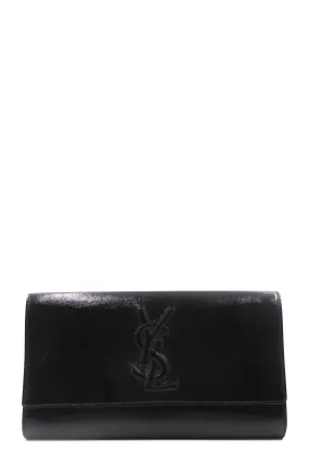 Belle De Jour Clutch Patent Black