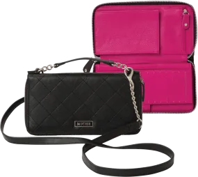 Black/Pink Convertible Wallet - RETIRED