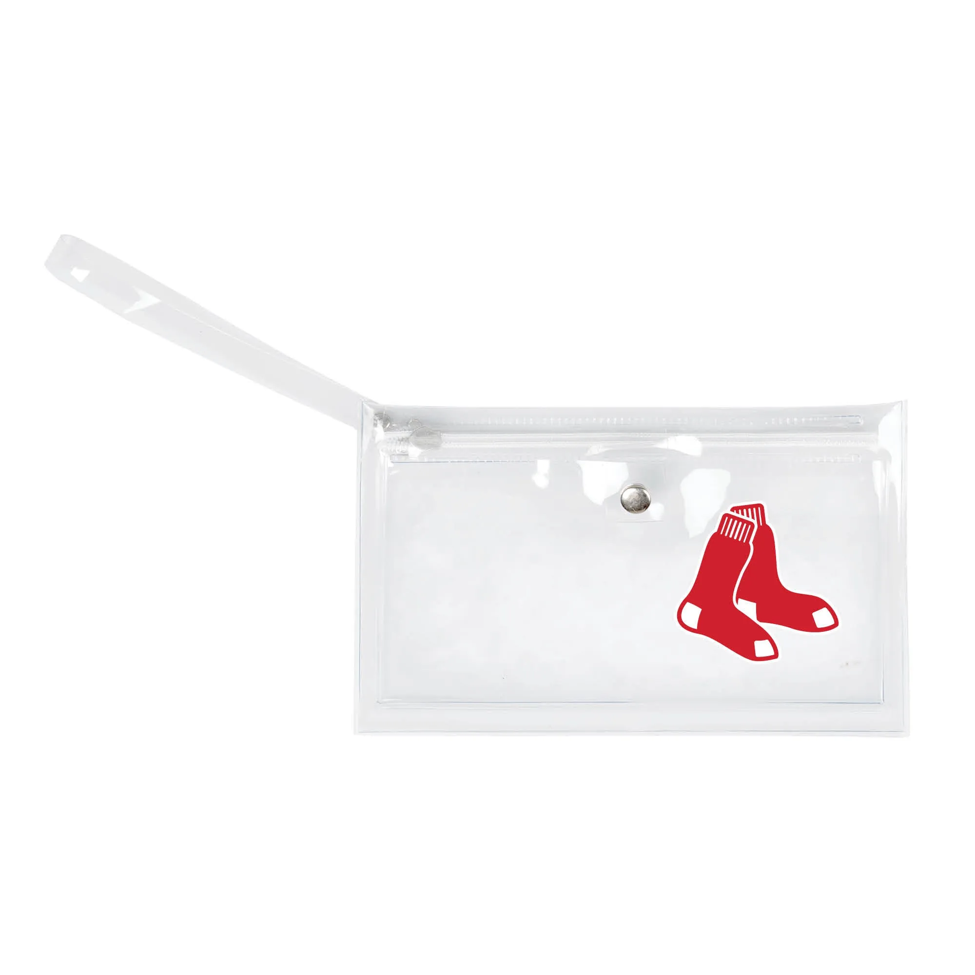 Boston Red Sox Clear Ticket Wristlet