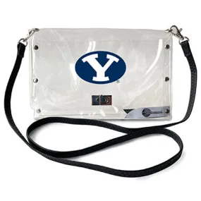 Brigham Young University Clear Envelope Purse