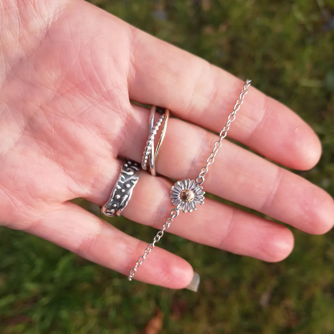 Bucket Full of Flowers Pendant