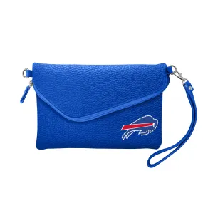 Buffalo Bills Fold Over Crossbody Pebble