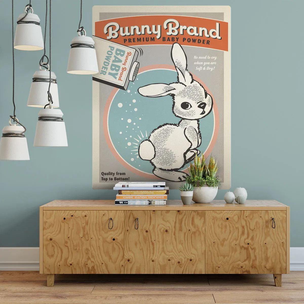 Bunny Brand Baby Powder Decal