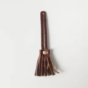 Burgundy Chromexcel Mini Tassel