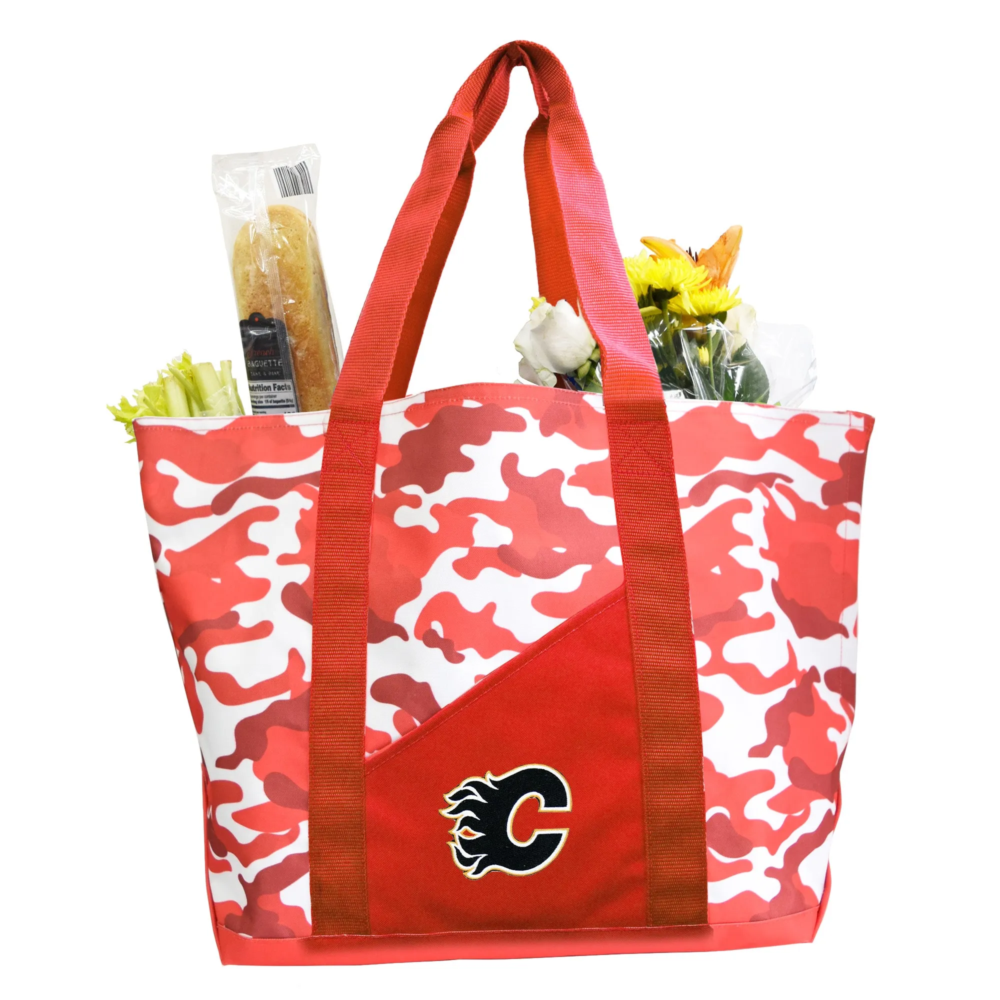 Calgary Flames Super-Duty Camo Tote