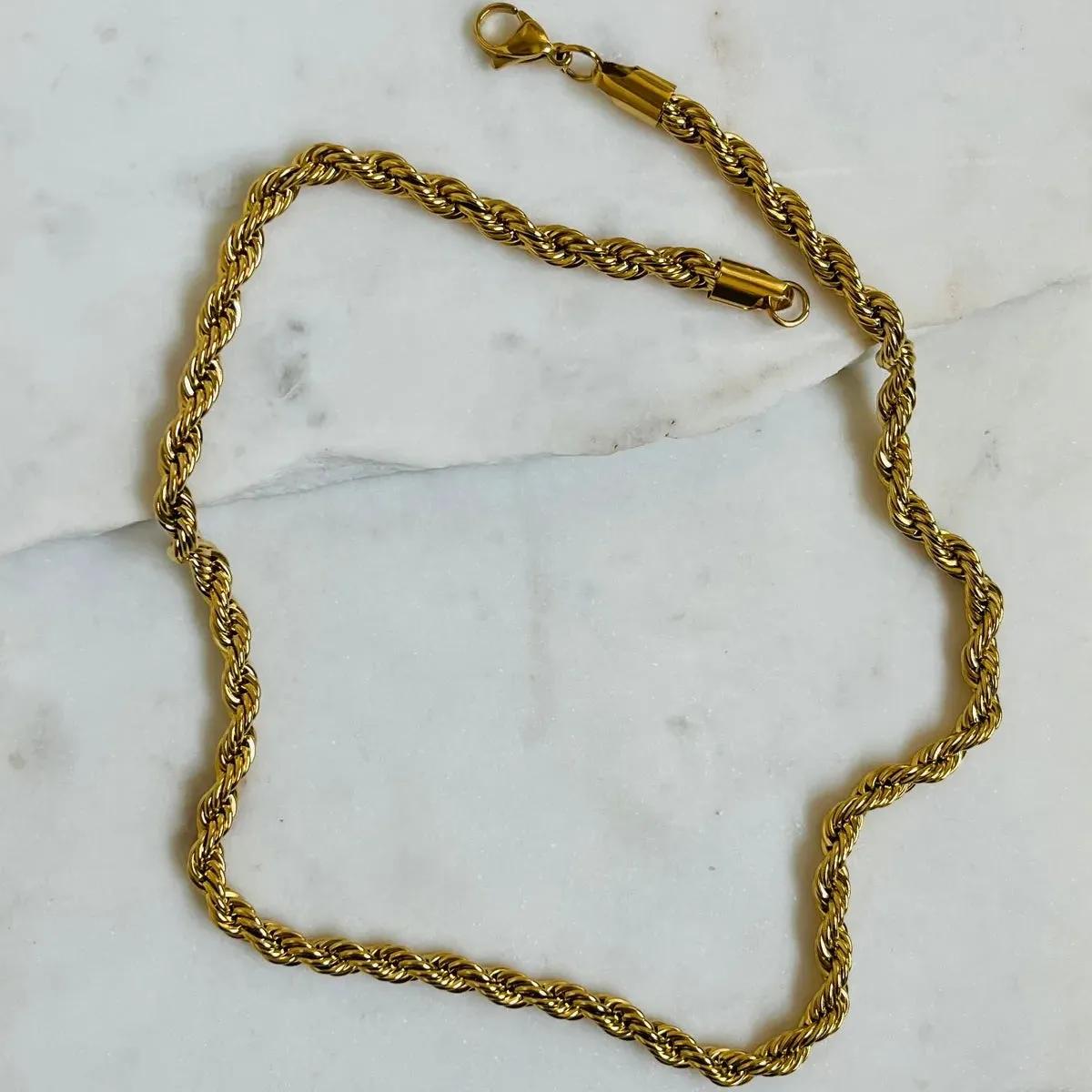 CELINE 6mm Rope Chain Necklace