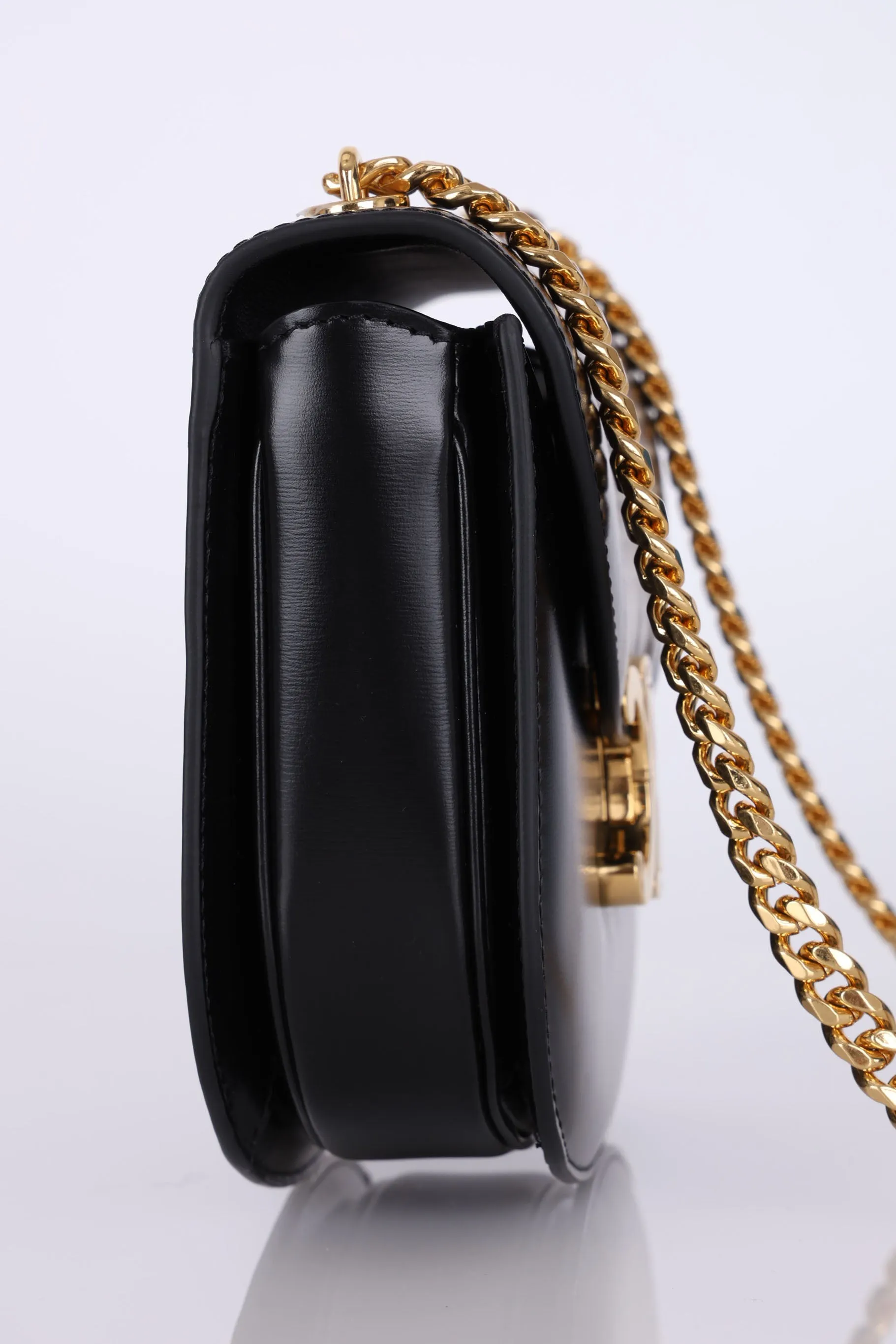 Celine Calfskin Besace Clea Chain Bag