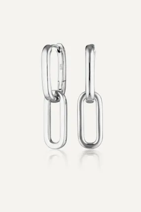 Celine Earrings Grande Silver