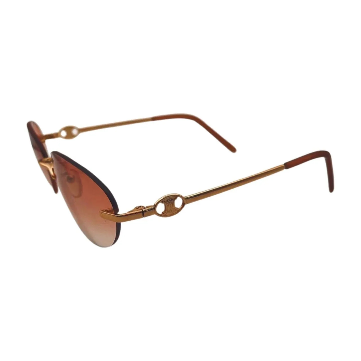 Celine Gold Triomphe Sunglasses