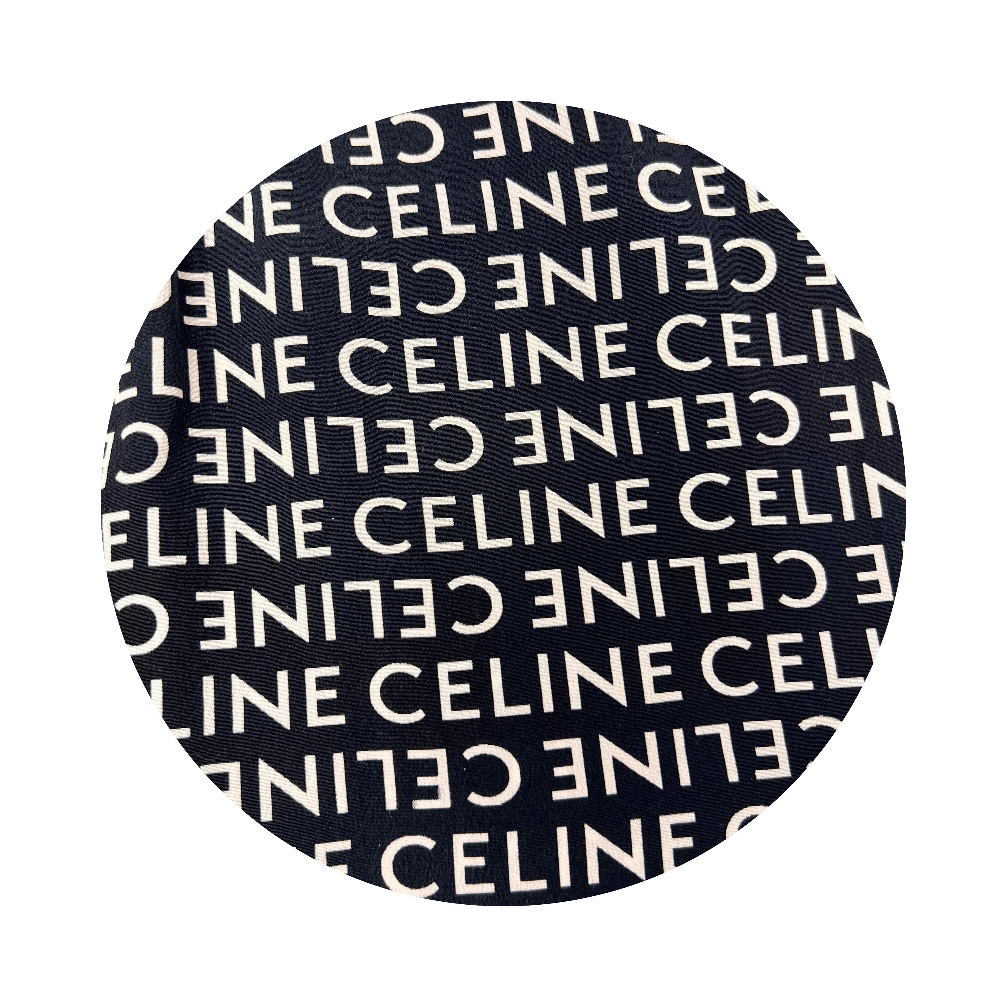 Celine Silk Logo Blouse