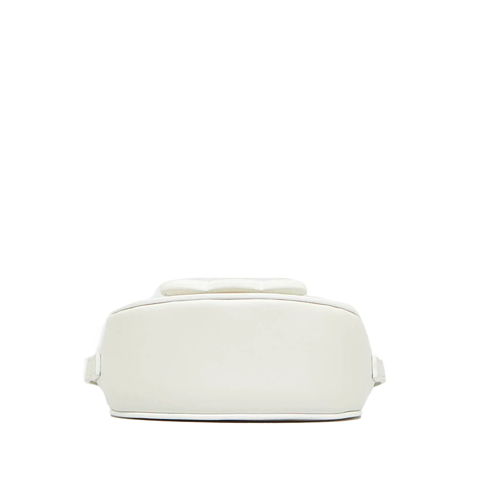 Celine Triomphe Cuir Besace Mini White Calfskin