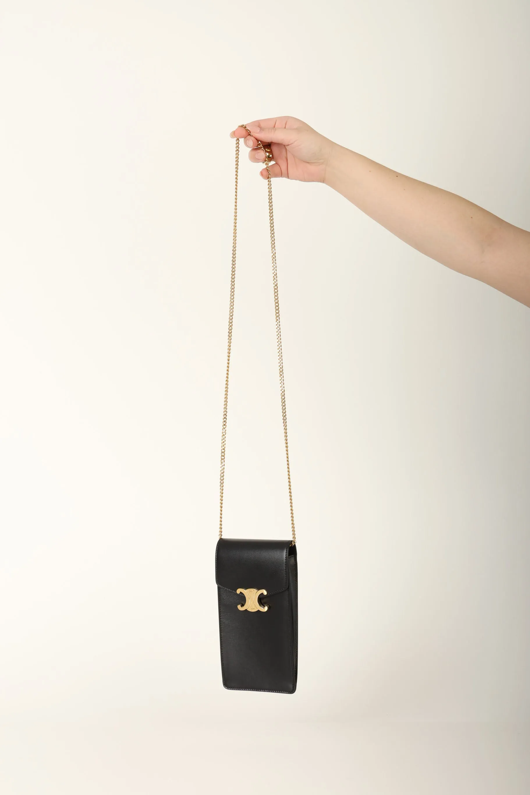 Celine Triomphe Mini Chain Pouch