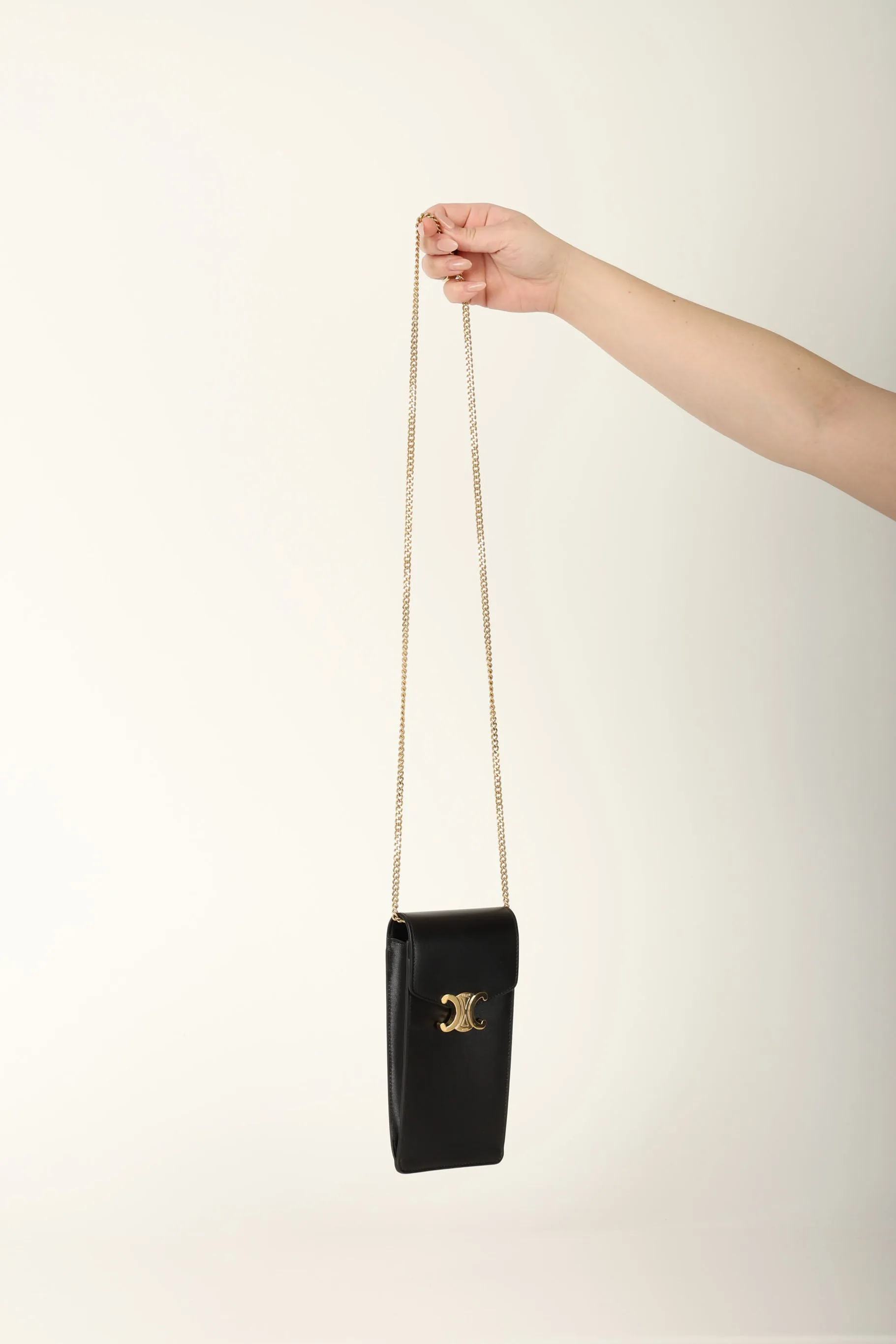 Celine Triomphe Mini Chain Pouch