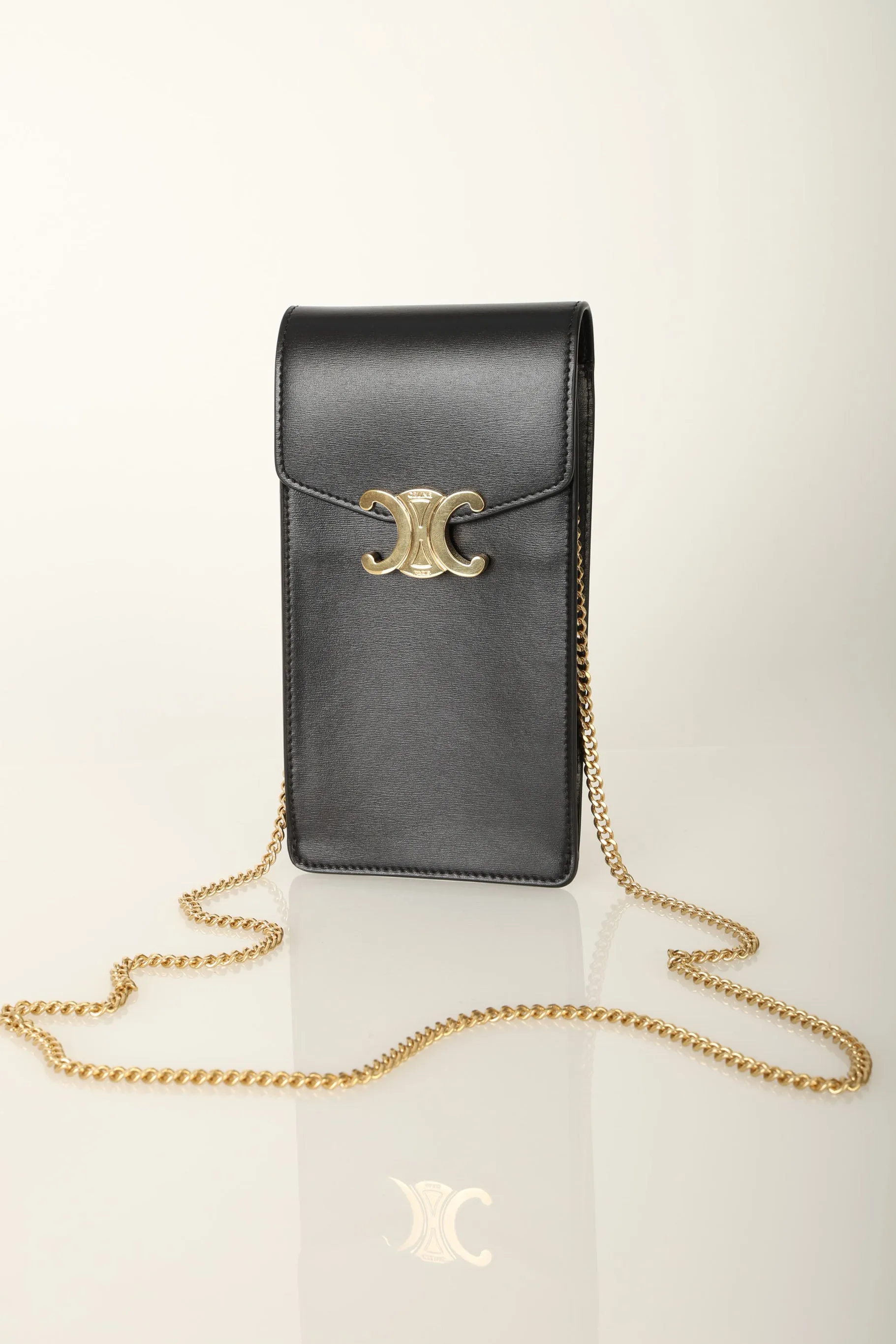 Celine Triomphe Mini Chain Pouch