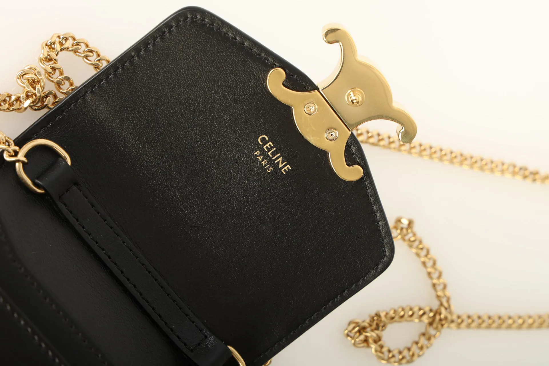 Celine Triomphe Mini Chain Pouch