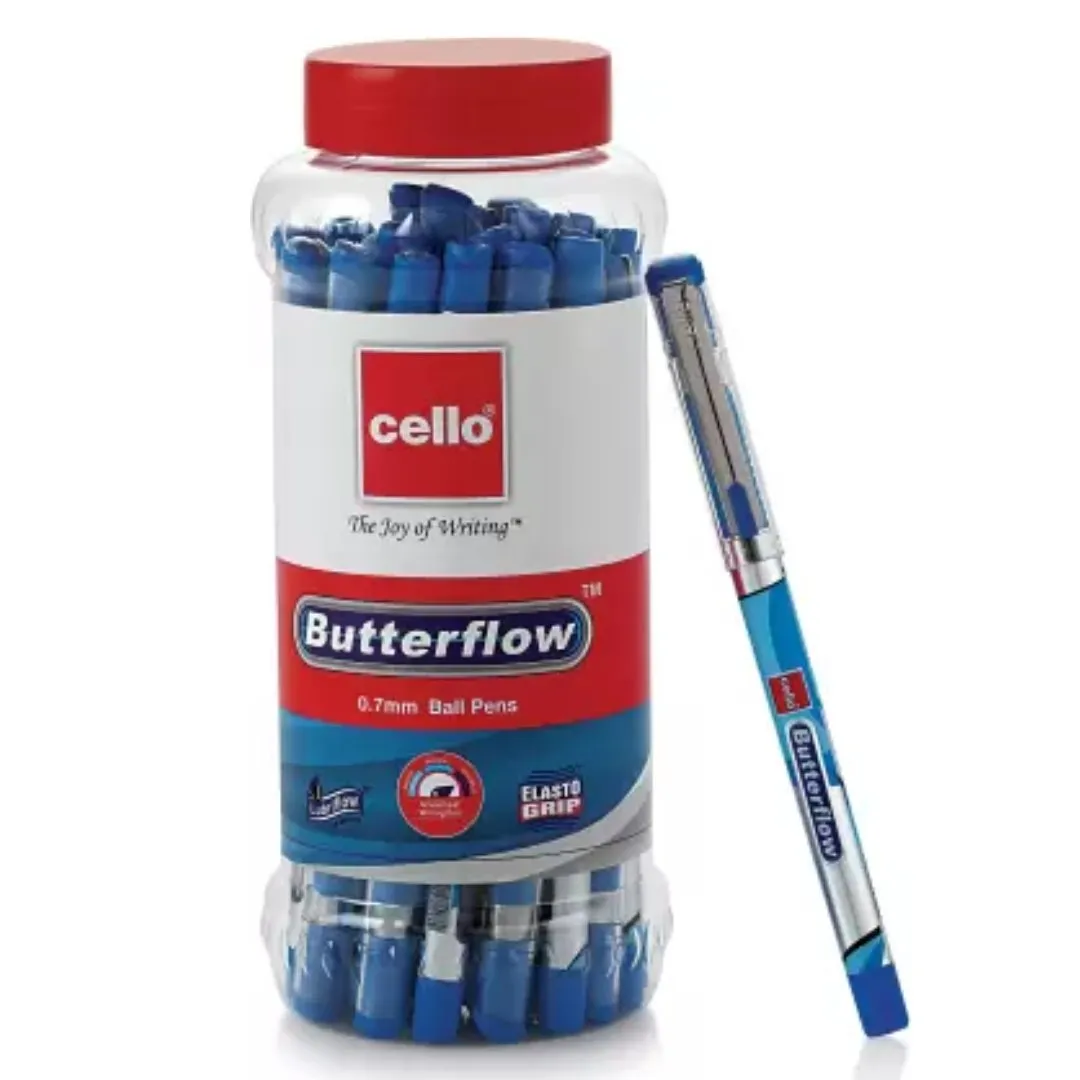 Cello Butterflow 0.7mm Ball Pens