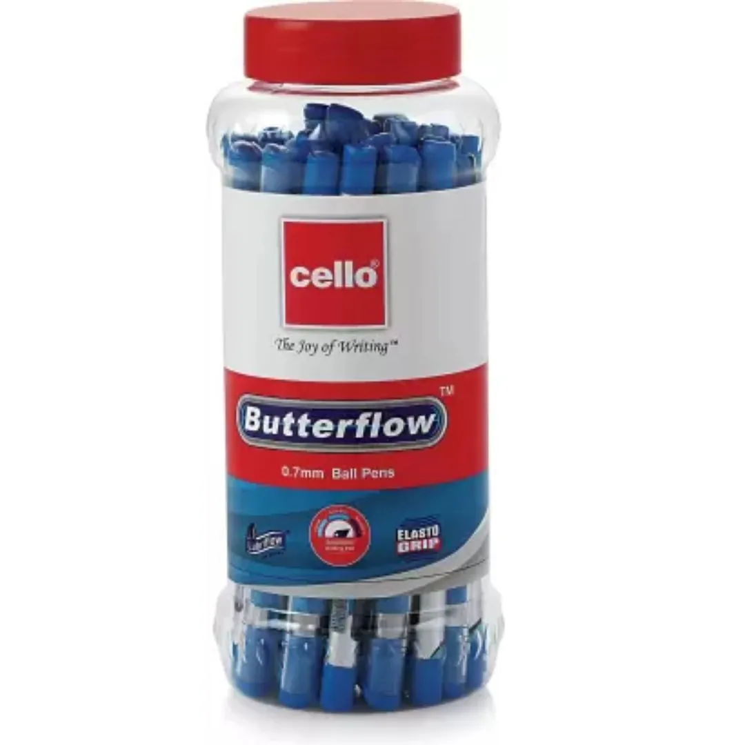 Cello Butterflow 0.7mm Ball Pens