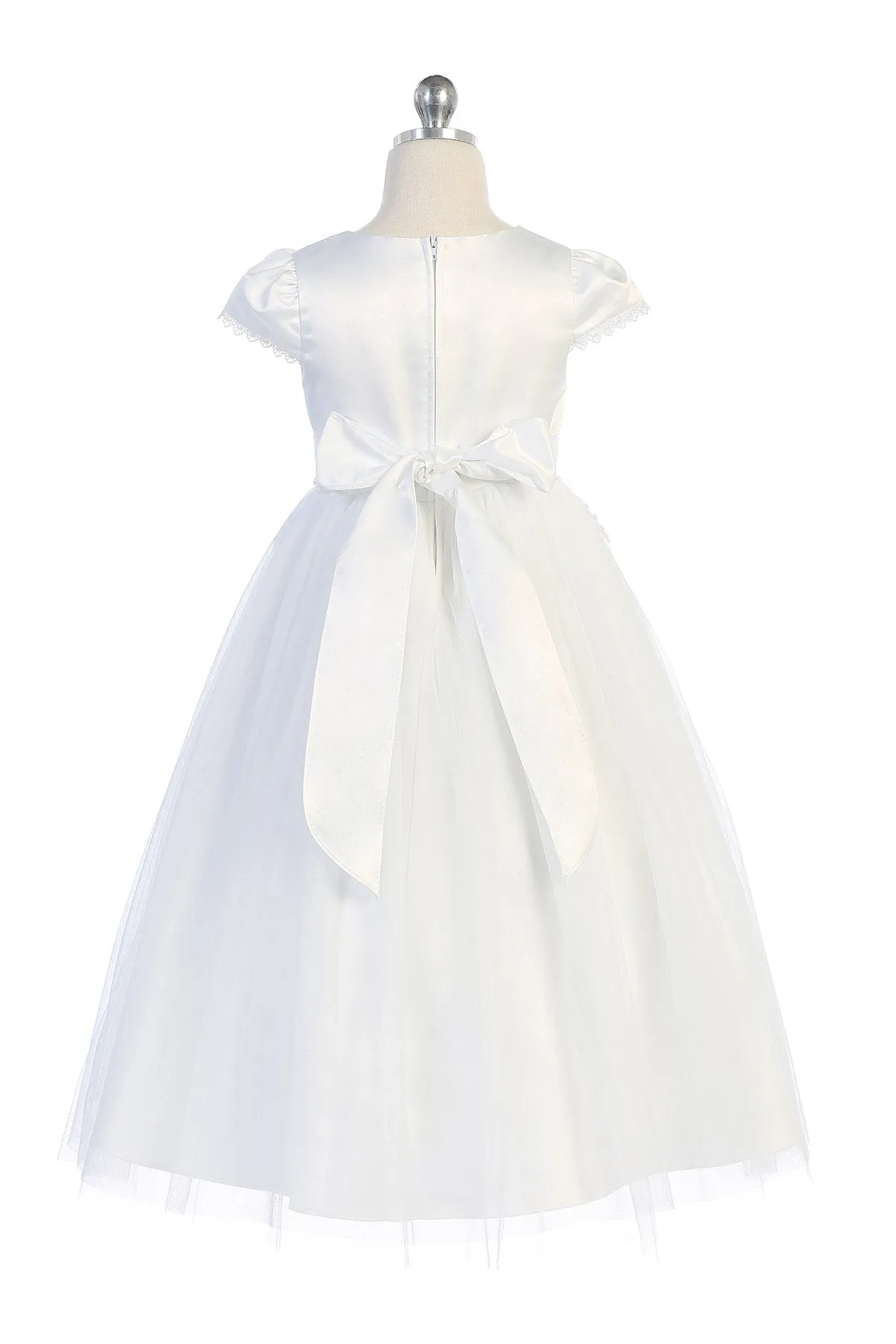 Chandelier Trim Communion Girls Dress