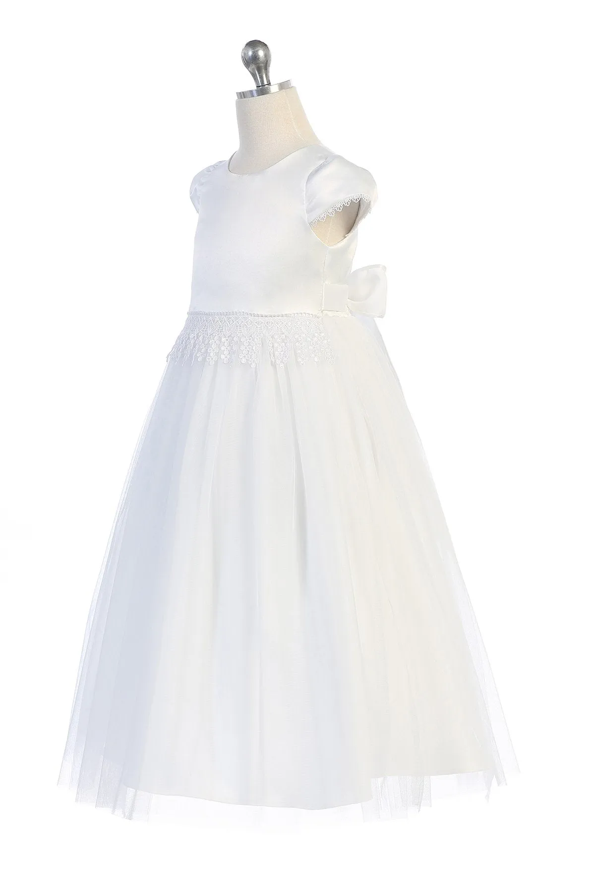 Chandelier Trim Communion Girls Dress