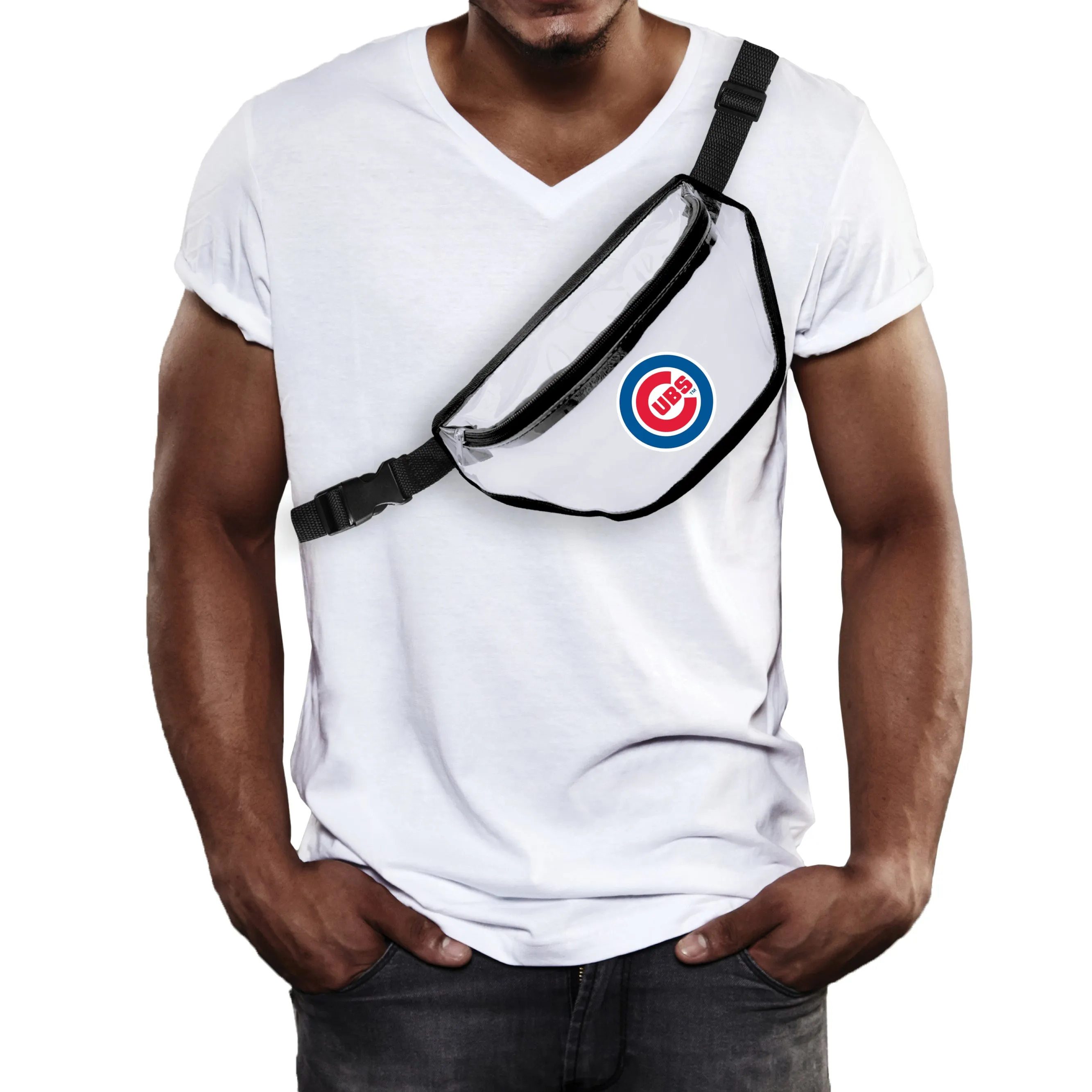 Chicago Cubs Clear Fanny Pack