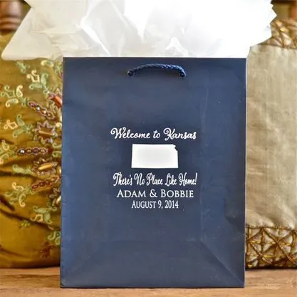 City & State Wedding Welcome Bags