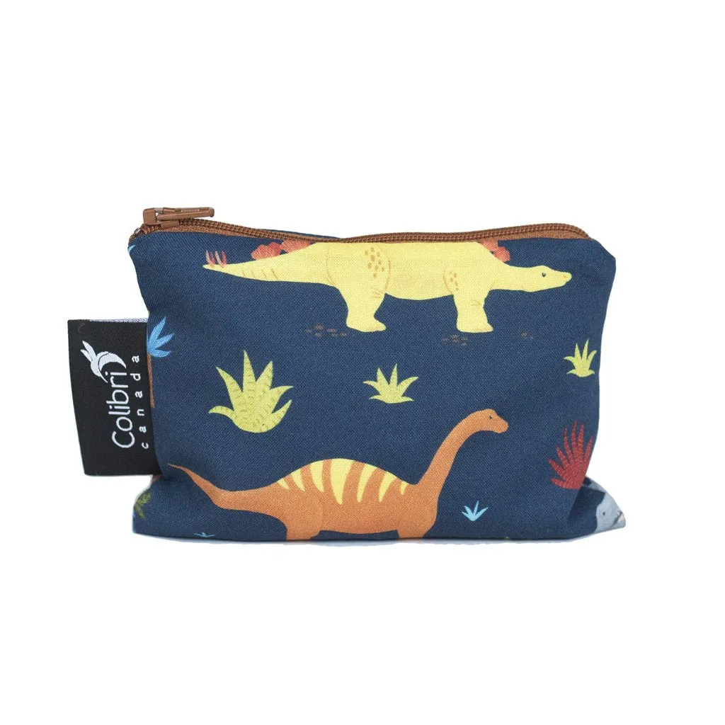 Colibri Dinosaurs Reusable Snack Bag - Small