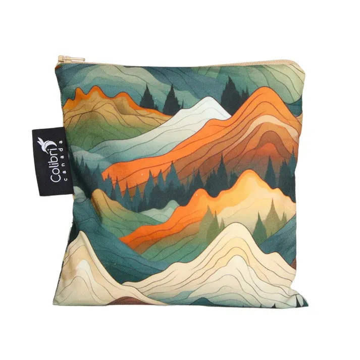 Colibri Reusable Snack Bag - Mountains