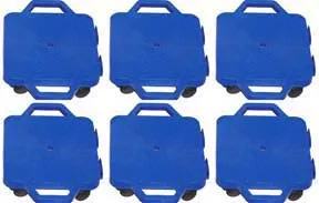 Connect-A-Scooters with Nylon Casters (Set of 6)