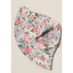 Cotton Floral/Denim Bucket Hat