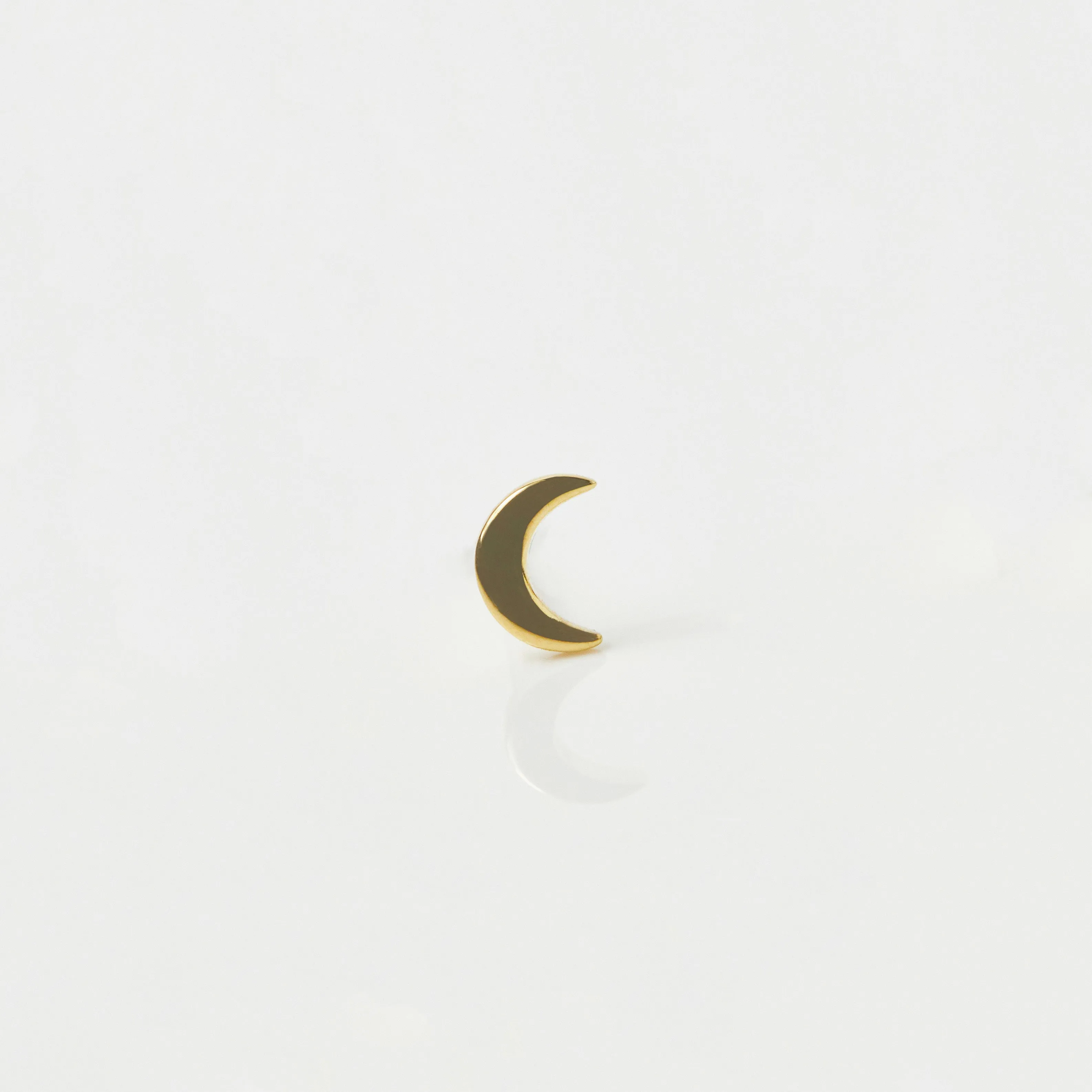 Crescent Moon Single Earring